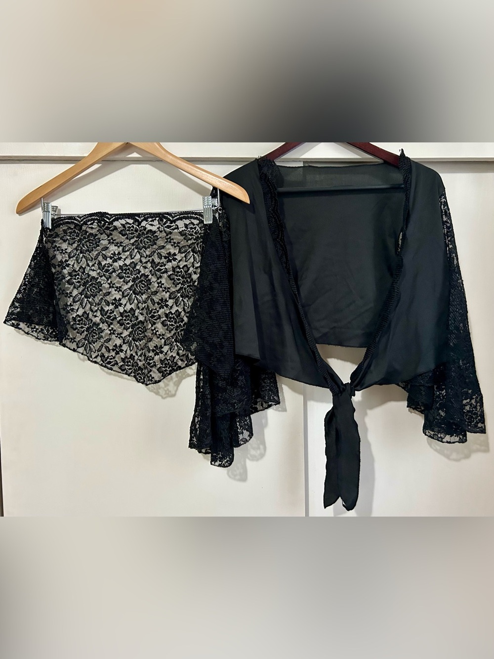 Lace Wrap Top & Scarf